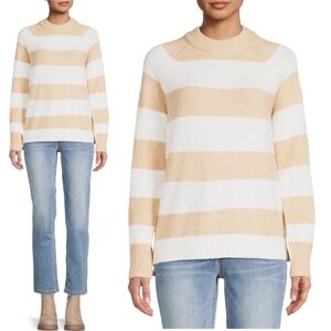 🆕️ Time and Tru Super Soft Midweight Striped Sweater